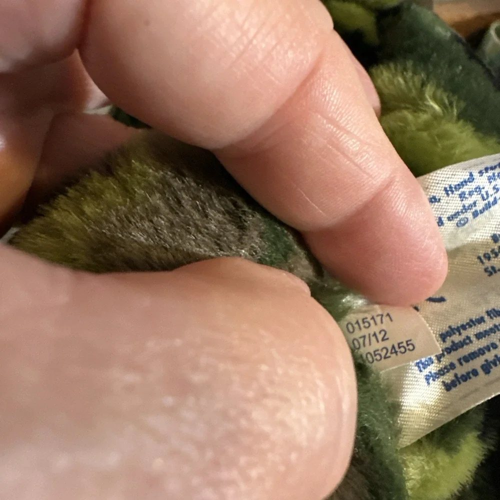 Build A Bear BAB Green‎ Camo Camouflage Military Plush Stuffed Animal Bear